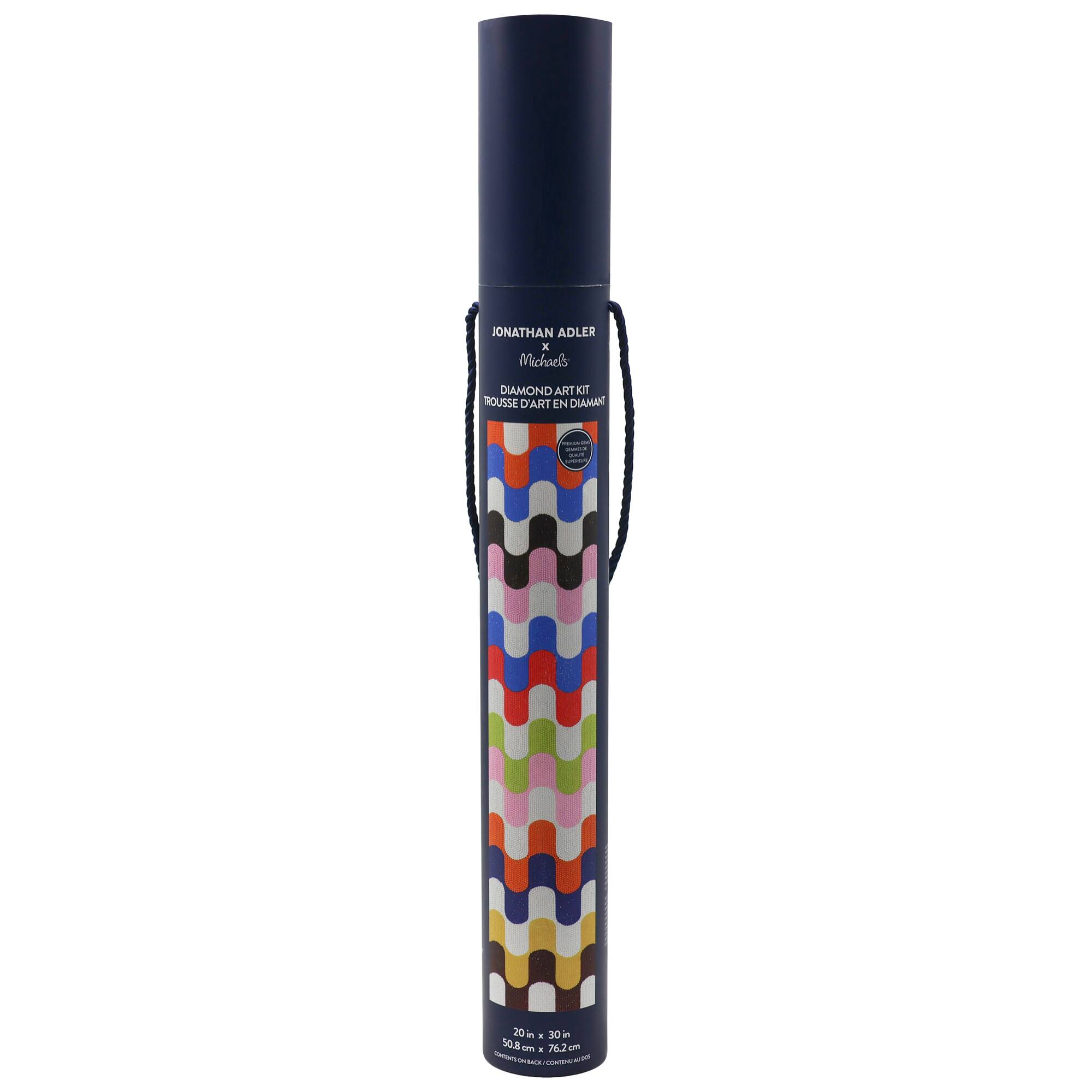 Jonathan Adler x Michaels 20" x 30" Bargello Diamond Art Kit